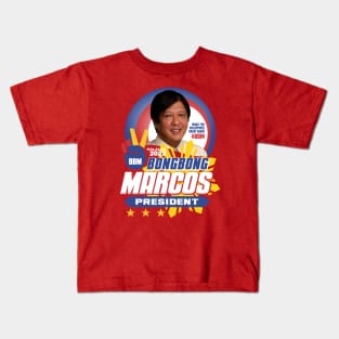 BBM BONGBONG MARCOS FOR PRESIDENT ELECTION 2022 TSHIRT Kids T-Shirt